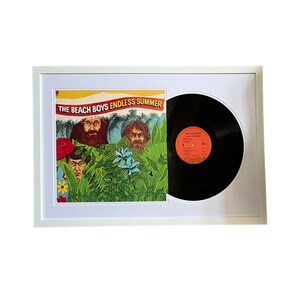 The Beach Boys - Endless Summer, Framed Vinyl Record & Album Cover, Ready to Hang, Music Gift, Wall Art