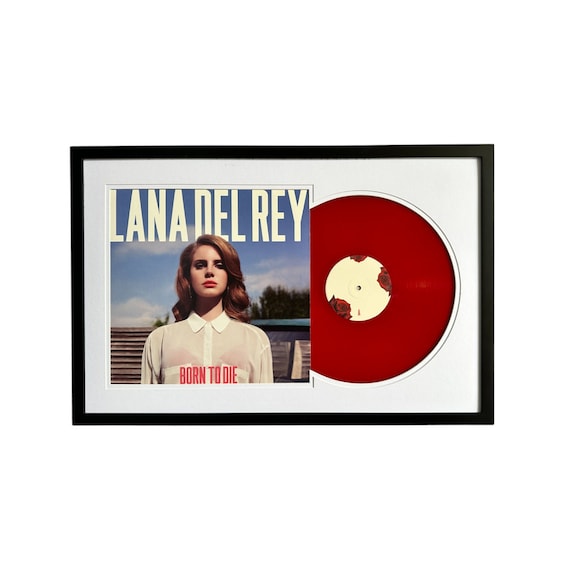 Lana Del Rey - Born to Die, Framed Vinyl Record & Album Cover, Ready to  Hang, Music Gift, Wall Art