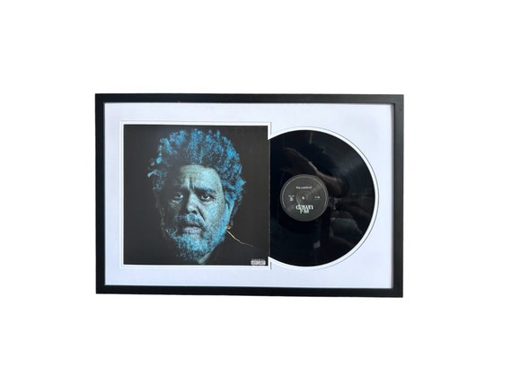 The Weeknd Dawn FM, Framed Vinyl Record & Album Cover, Ready to Hang, Music  Gift, Wall Art 