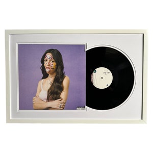 Olivia Rodrigo - Sour, Framed Vinyl Record & Album Cover, Ready to Hang, Music Gift, Wall Art
