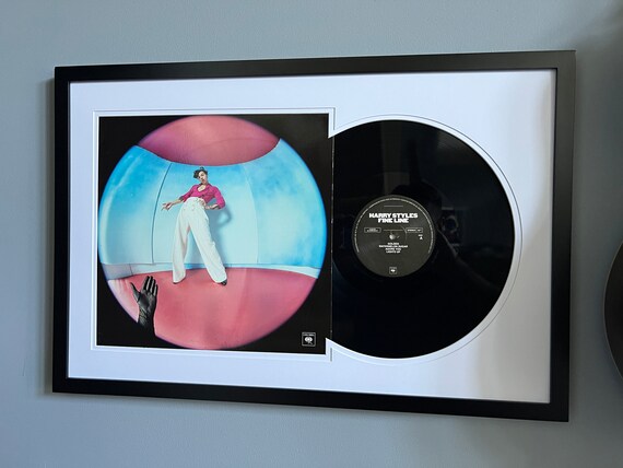 Harry Styles - Fine Line, disco de vinilo enmarcado y portada de álbum,  listo para colgar, regalo de música, arte de pared