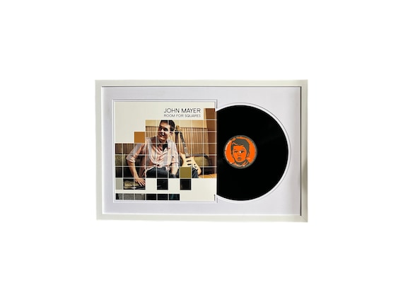 John Mayer - Room for Squares, Framed Vinyl Record & Album Cover