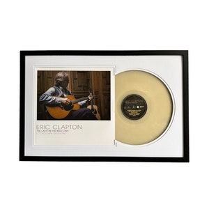 Eric Clapton, Lady in the Balcony - Lockdown Sessions, Framed Vinyl Record & Album Cover, Ready to Hang, Music Gift, Wall Art