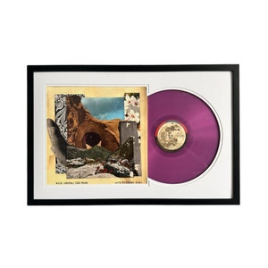 Dave Matthews Band - Walk Around The Moon (Exclusive Purple) Framed Vinyl Record & Album Cover, Ready to Hang, Music Gift, Wall Art