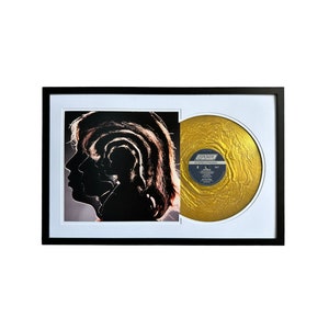 Rolling Stones - Hot Rocks 1964-1971 - Framed Vinyl Record & Album Cover, Ready to Hang, Music Gift, Wall Art