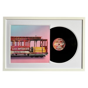 Allman Brothers - Fillmore West 1-31-71, Framed Vinyl Record & Album Cover, Ready to Hang, Music Gift, Wall Art