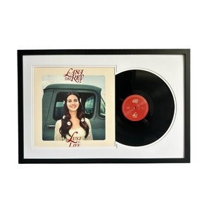 Lana Del Rey - Lust For Life, Framed Vinyl Record & Album Cover, Ready to Hang, Music Gift, Wall Art