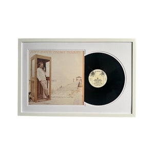 Jimmy Buffett - Coconut Telegraph, Framed Vinyl Record & Album Cover, Ready to Hang, Music Gift, Wall Art