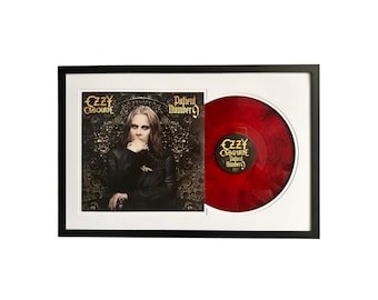 Ozzy Osbourne - Patient Number 9 - Framed Vinyl Record & Album Cover, Ready to Hang, Music Gift, Wall Art
