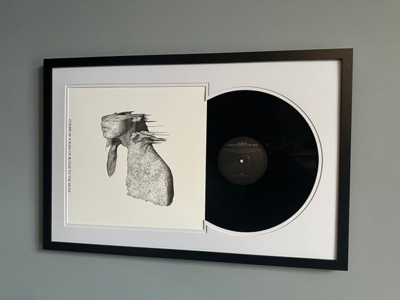 Coldplay A Rush of Blood to the Head, Framed Vinyl Record & Album Cover,  Ready to Hang, Music Gift, Wall Art 