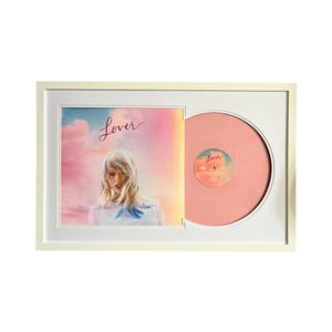 Lover, Framed Vinyl Record & Album Cover, Ready to Hang, Music Gift, Wall Art