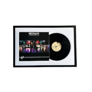 Metallica - Live w/San Francisco Symphony, Framed Vinyl Record & Album Cover, Ready to Hang, Music Gift, Wall Art