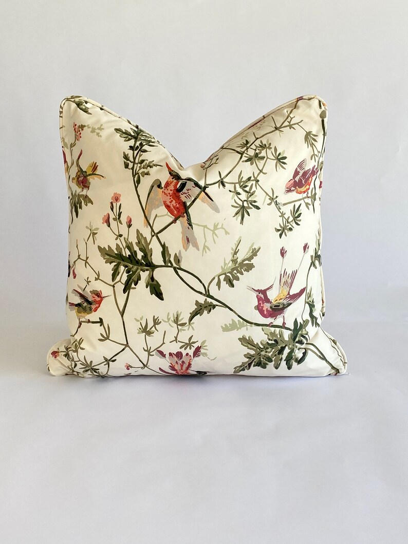 Cole and Son Hummingbirds Double Sided Cushion/pillow Cover 18x18 Etsy