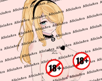 6" Waifu AliciaAra Sticker NSFW ver.