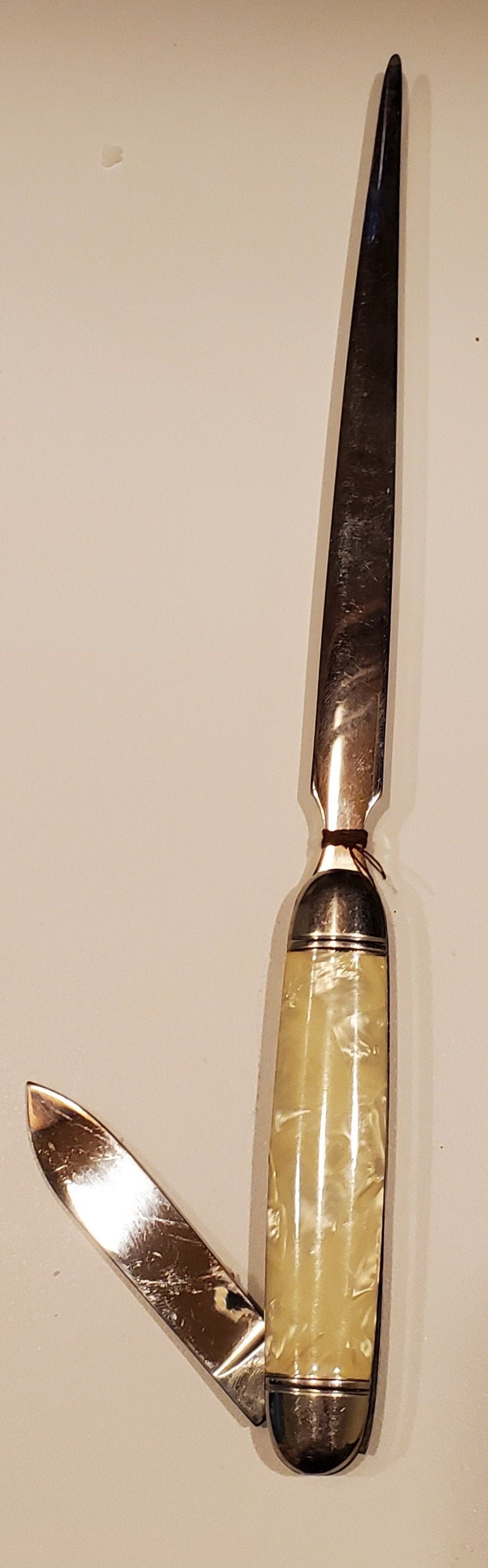 Ca 1950 Imperial USA Pocket Knife Letter Opener With Pearlized Etsy