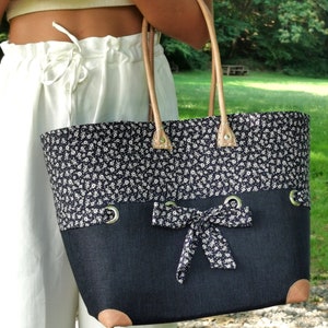 Raffia handbag, women's bag, handmade tote bag image 3