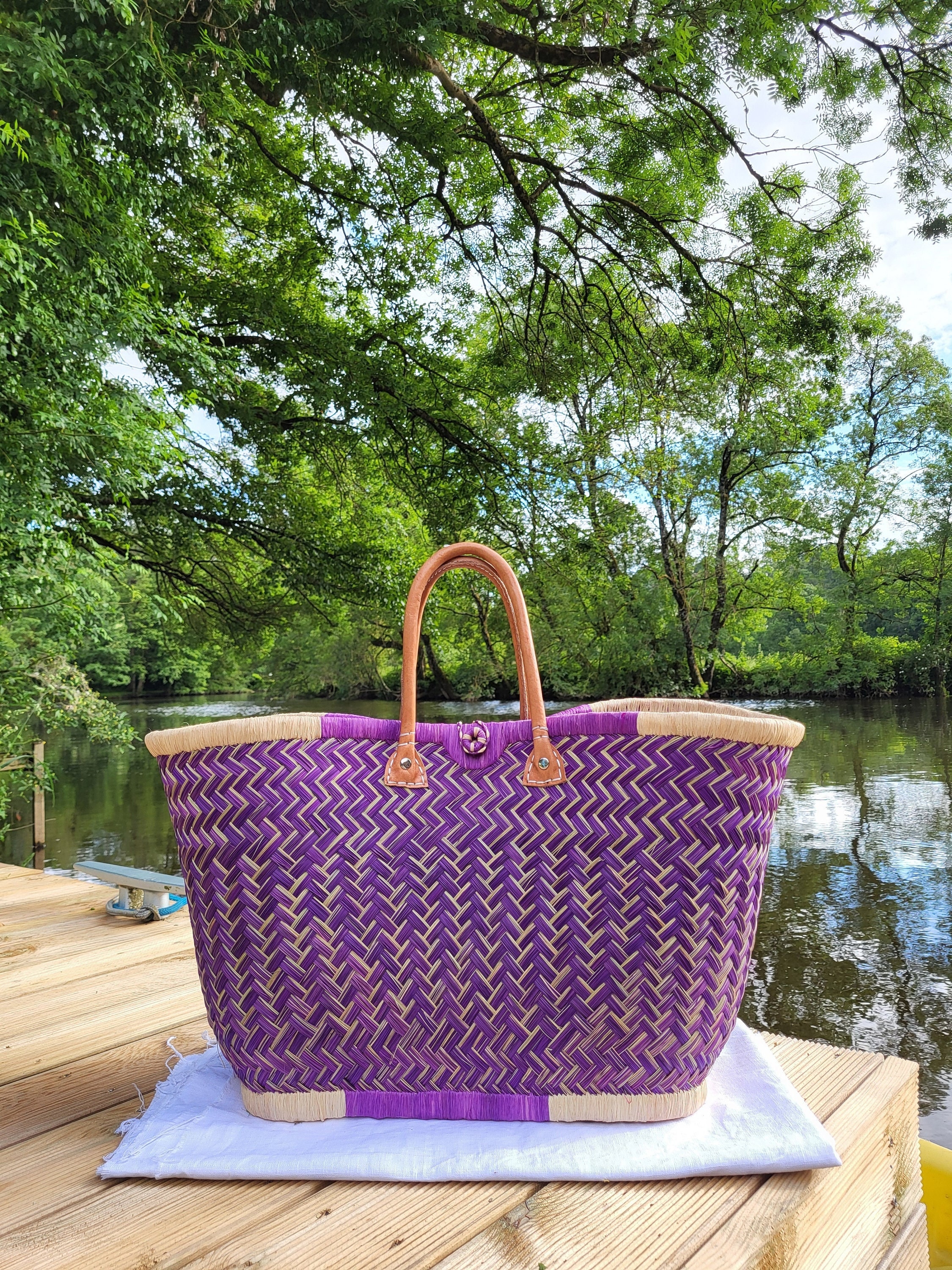 Cabas en osier Etsy France
