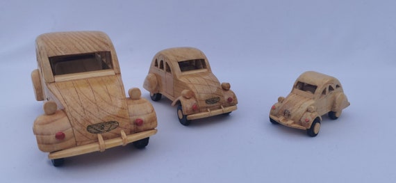 2cv miniature sales en bois