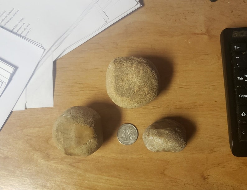 Three Native American Hammerstones From Kentucky Etsy
