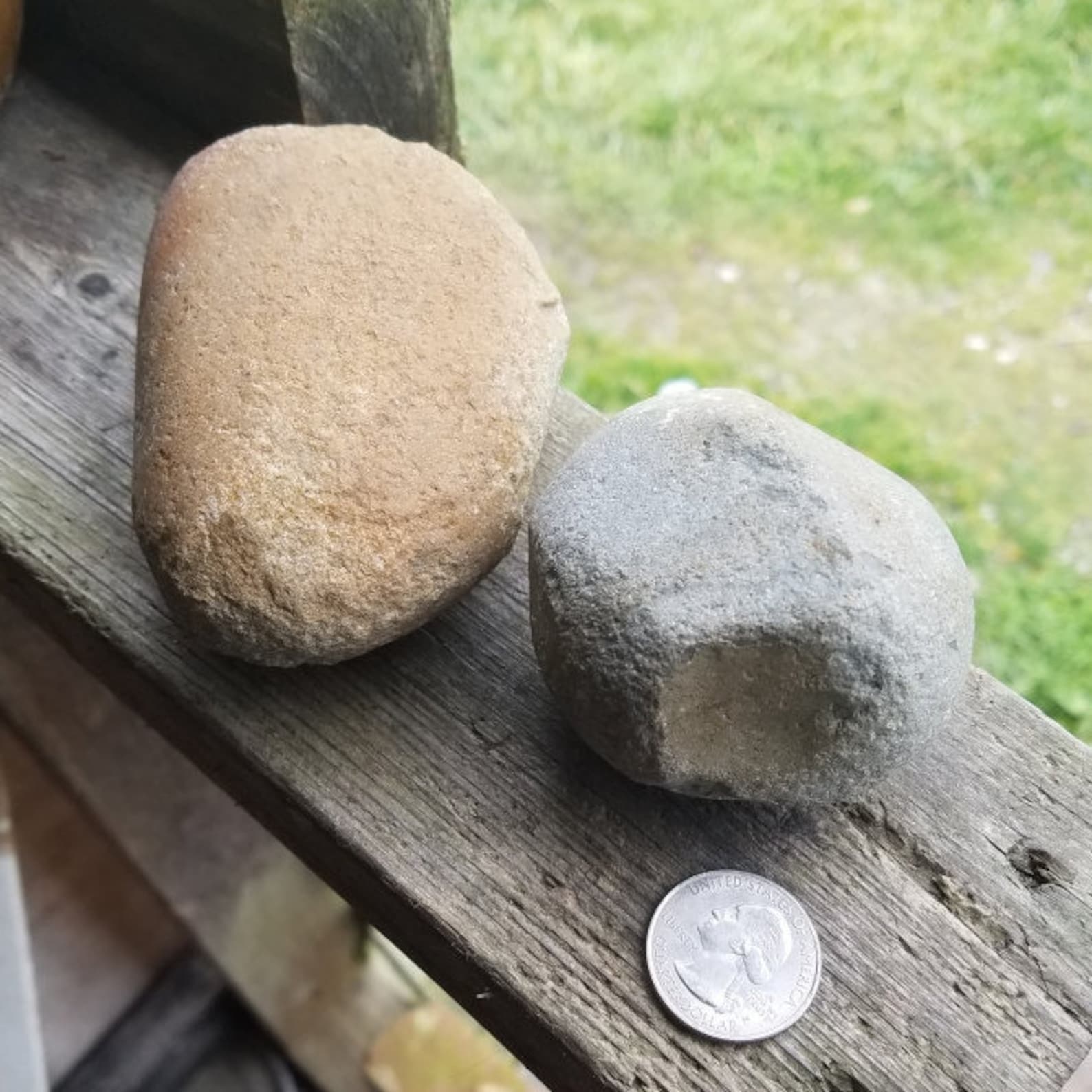 Two ancient Native American hammerstones Etsy