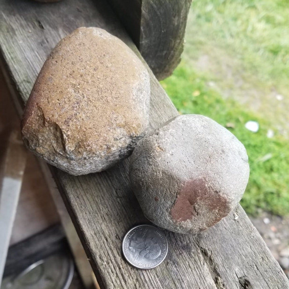 Two ancient Native American hammerstones Etsy