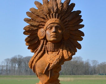 Statue de jardin en fonte "Indiana"