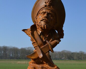 Statue de jardin en fonte « Pirate »