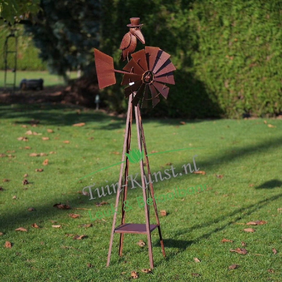 Weather Vane Adorned With Slender Raven L Etsy