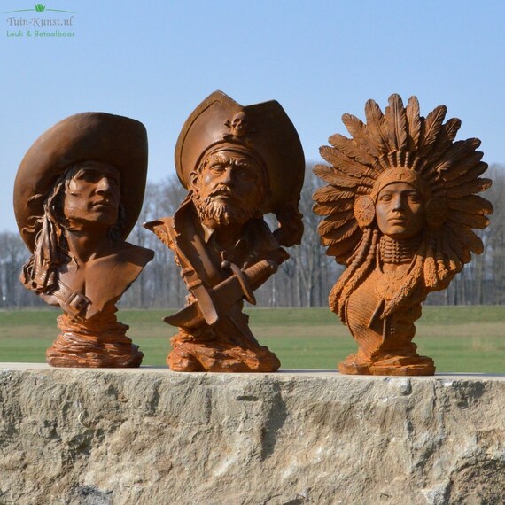 Cast Iron Garden Statues the Legend's Etsy