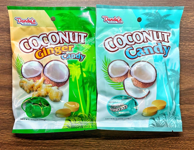 Dandy's Coconut/Ginger & Coconut Hard Candy Individually Etsy