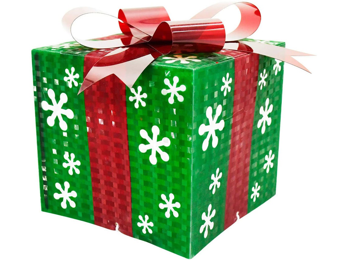 Christmas Light Boxes Décor Set of 3 Christmas Lighted Gift Etsy