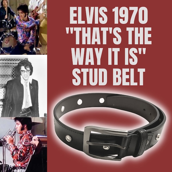 Elvis Presley 1970 Stud Belt from "That's The Way It Is"