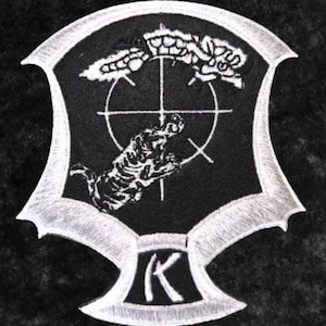 Parche bordado con el escudo de Kenpo Karate de 1971 / Artista tributo a Elvis