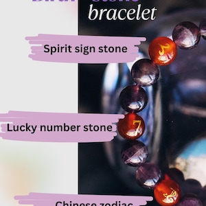 Geburtsstein Astro Armband von Soul Sign & Sternzeichen | Heilendes Kristall Armband | Personalisierte Astrologie Schmuck