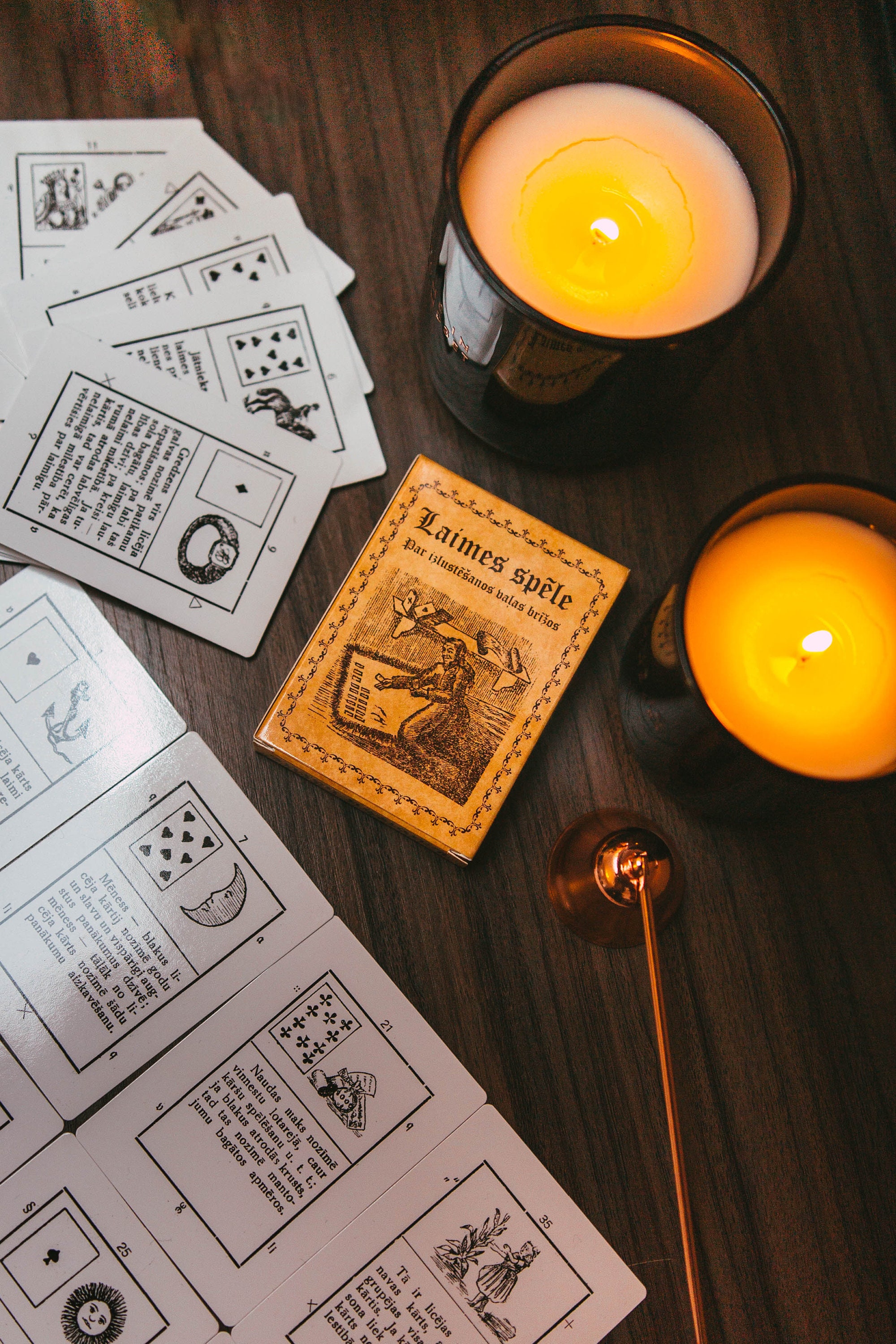 Latvian Lenormand Cards Old Divination Cards From Latvia Etsy Canada