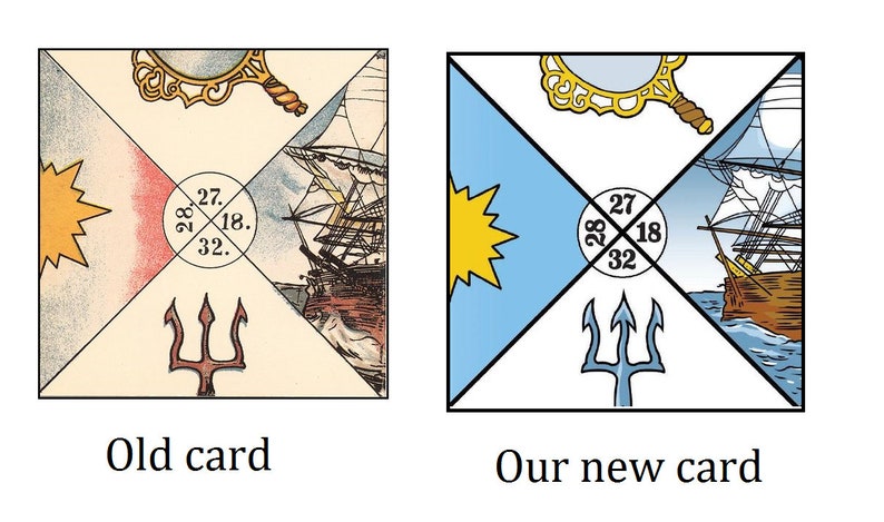 Cartes radar ORACLE OF SENI en anglais, cartes divinatoires anciennes fabriquées par un astrologue italien, cartes Seni, Oracle Seni, cartes astro révélatrices de bonne aventure image 6