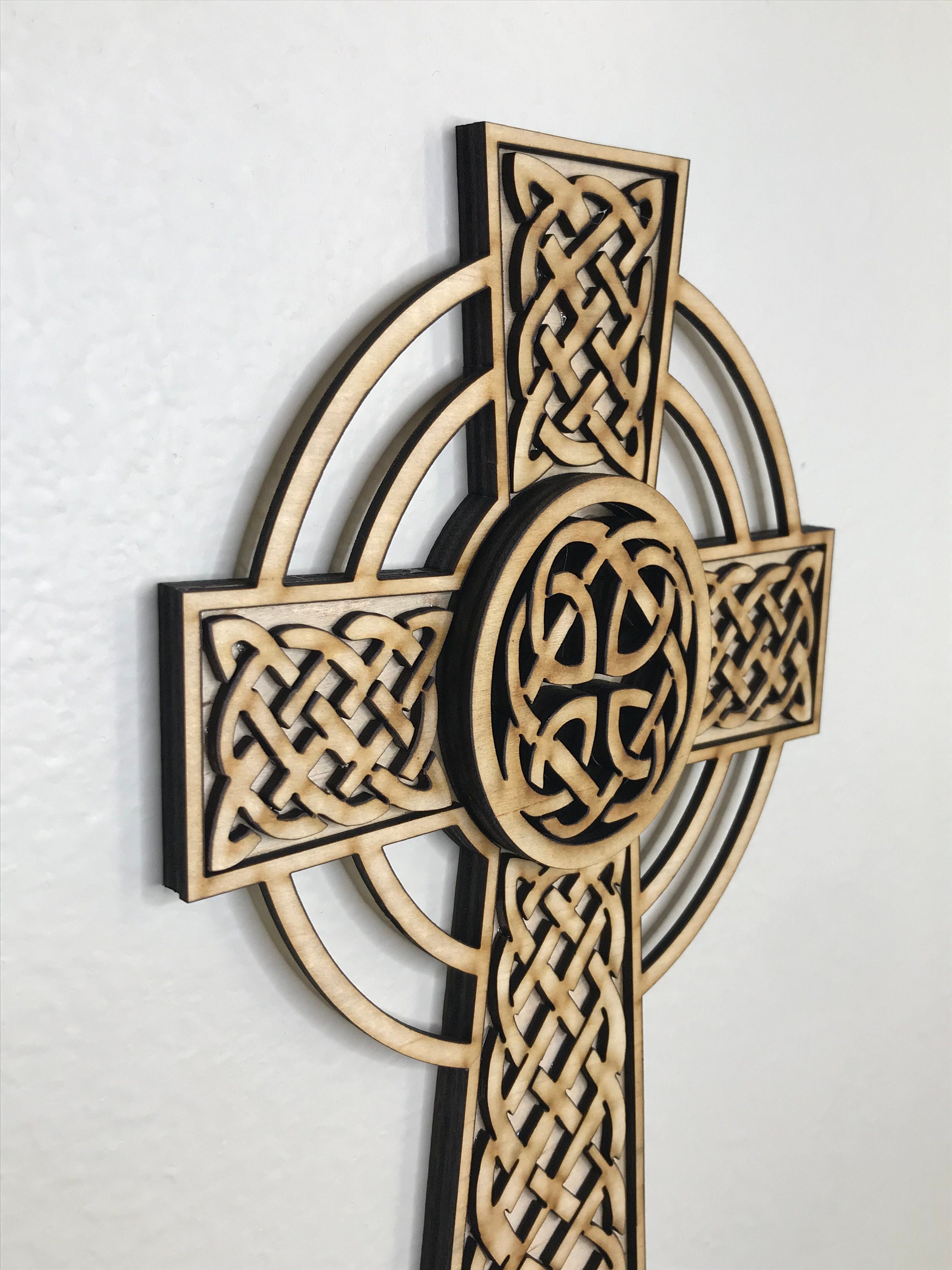 Celtic Cross Wall Hanging St. Patricks Day Irish Cross | Etsy