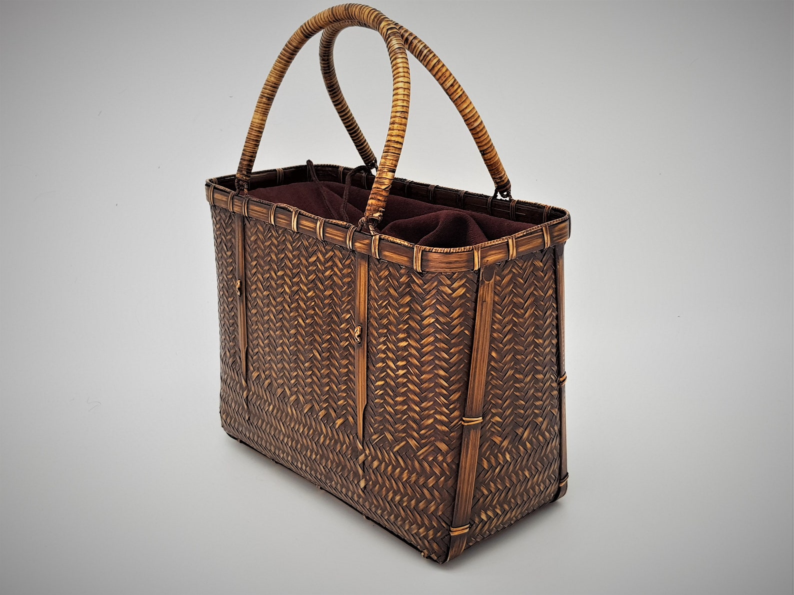 Bamboo HandBag Ladies handbag woven bulrush bamboo Etsy