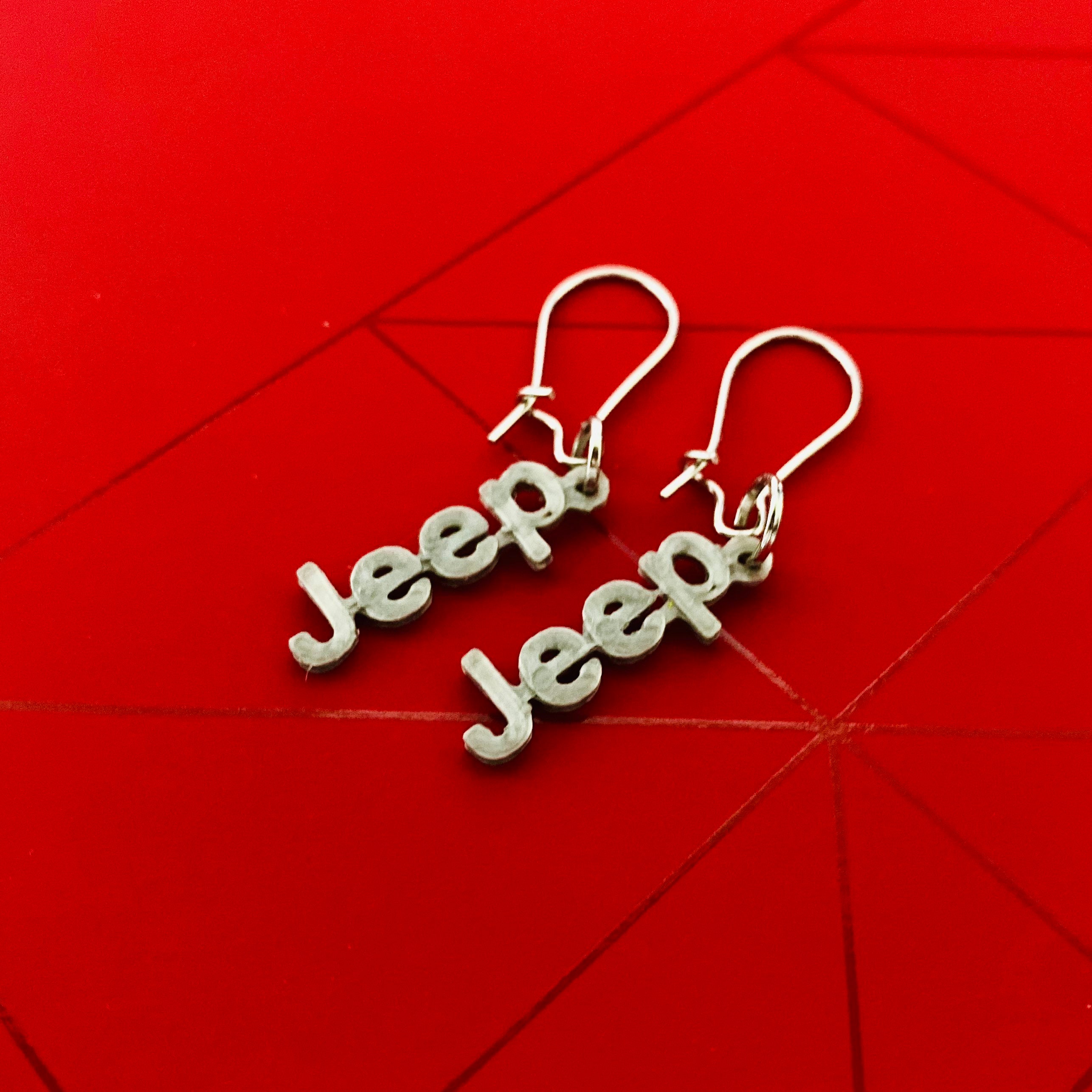 3d printed earrings jeep life style cute Etsy
