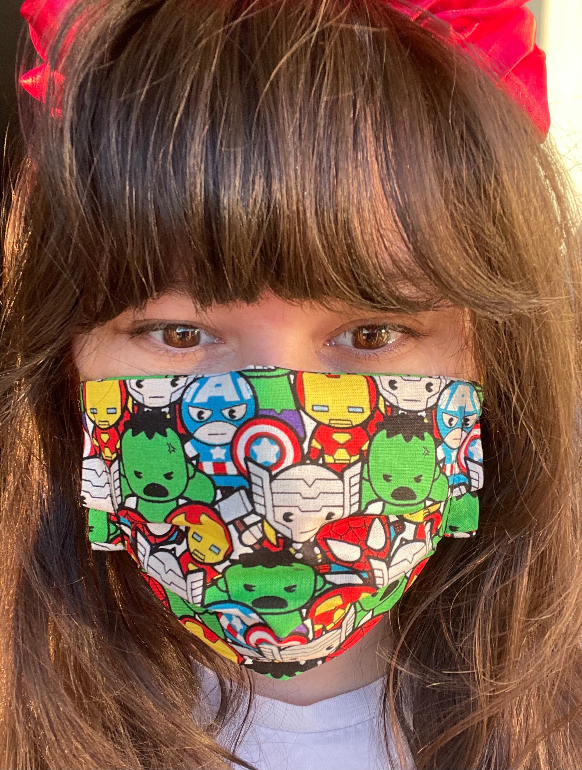 Marvel Universe Cotton Face Mask Breathable and Reusable Etsy