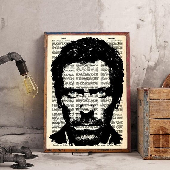 Dott. House. Pagina del dizionario reale. Gregory House Art | Etsy Italia