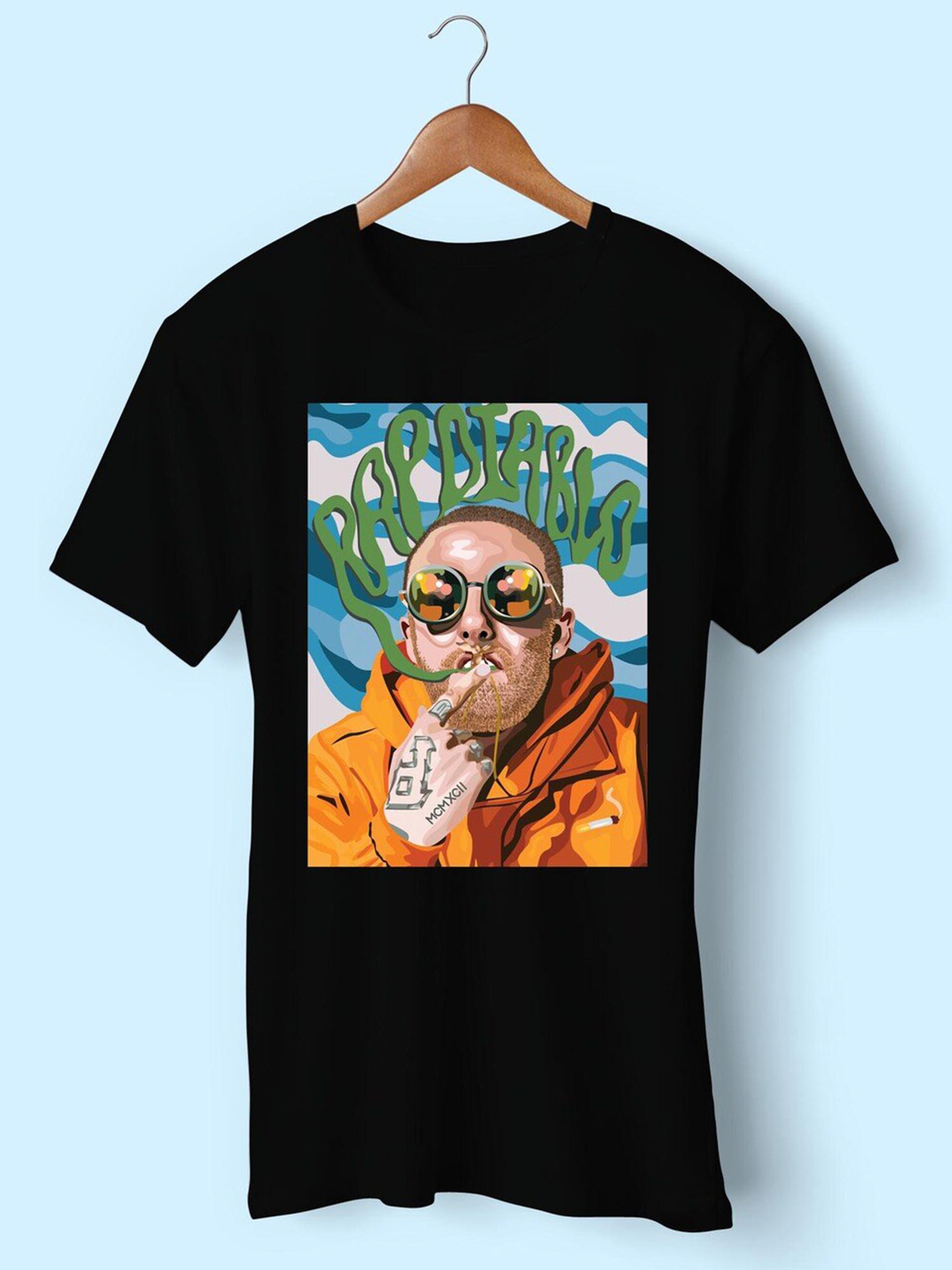 Mac Miller TShirt MAC MILLER Rap 90er Jahre Retro Vintage Etsy