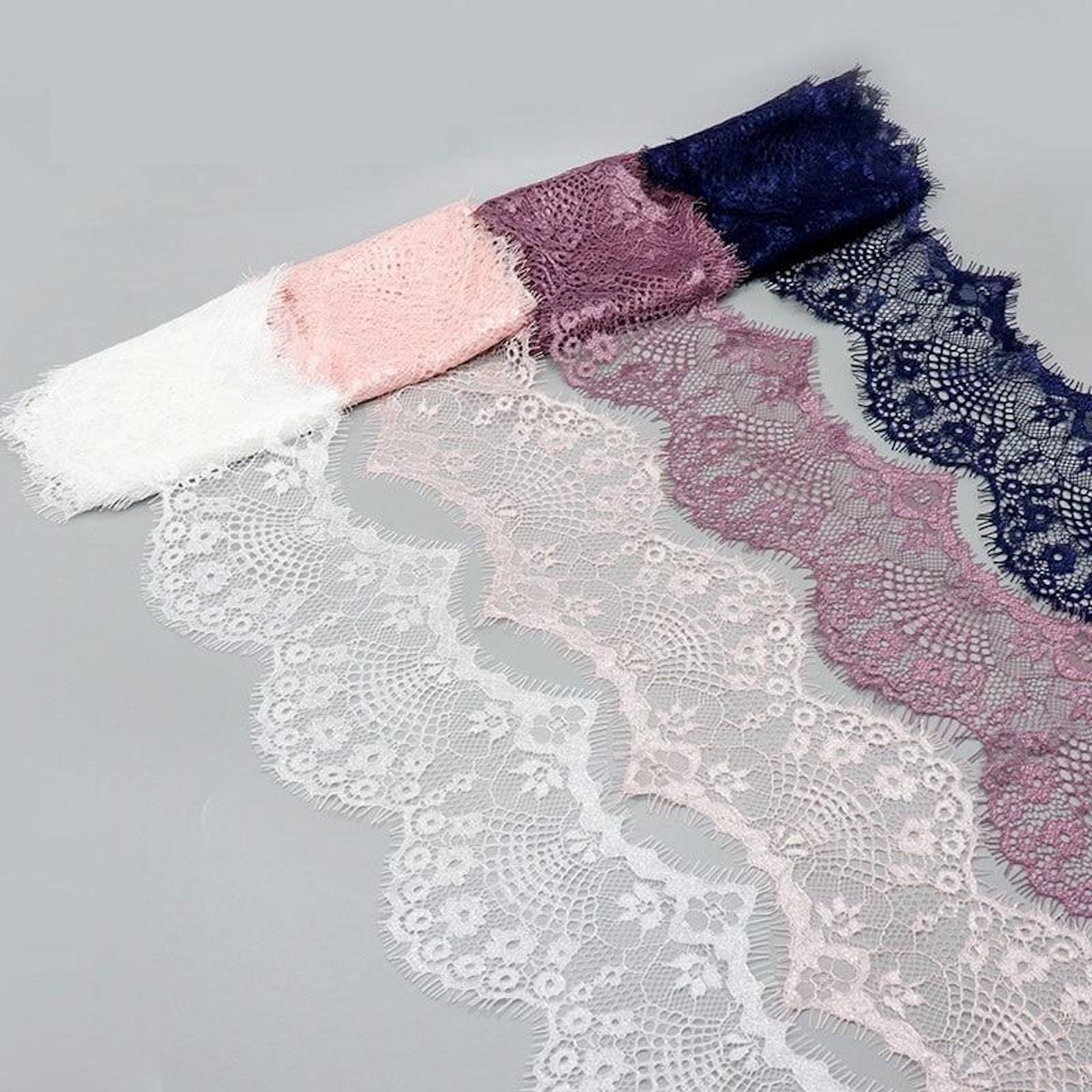 Colorful Lace Fabric By Yard Lace DIY Clothes Embellishment Etsy