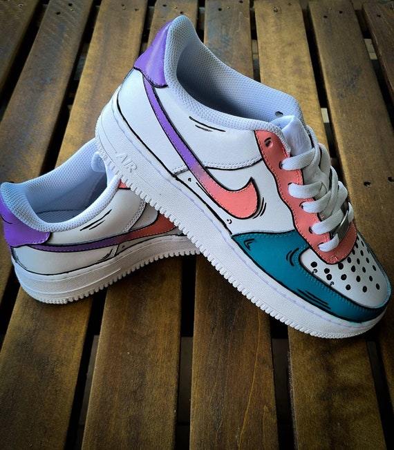 Buy Nike Air Force 1 Cartoon Custom Online in India Etsy