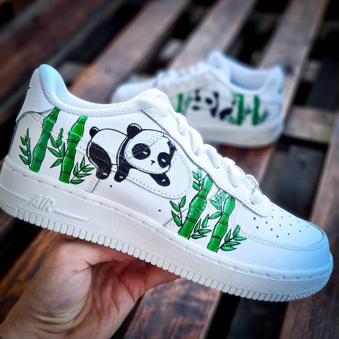 Nike Air Force 1 Low Custom Panda