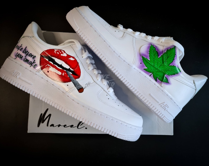 air force 1 custom weed