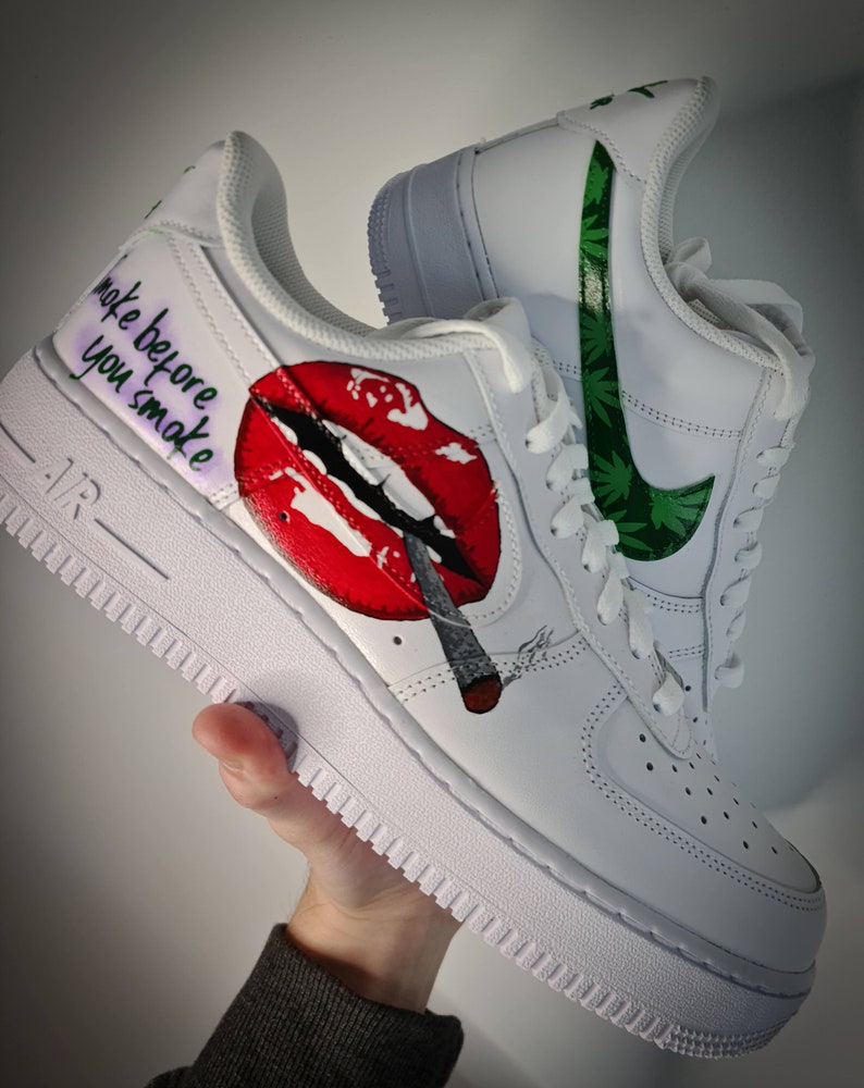 air force 1 custom weed