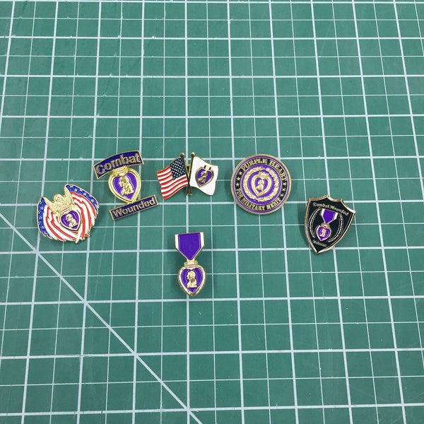 Purple Heart Recipient Lapel Pins