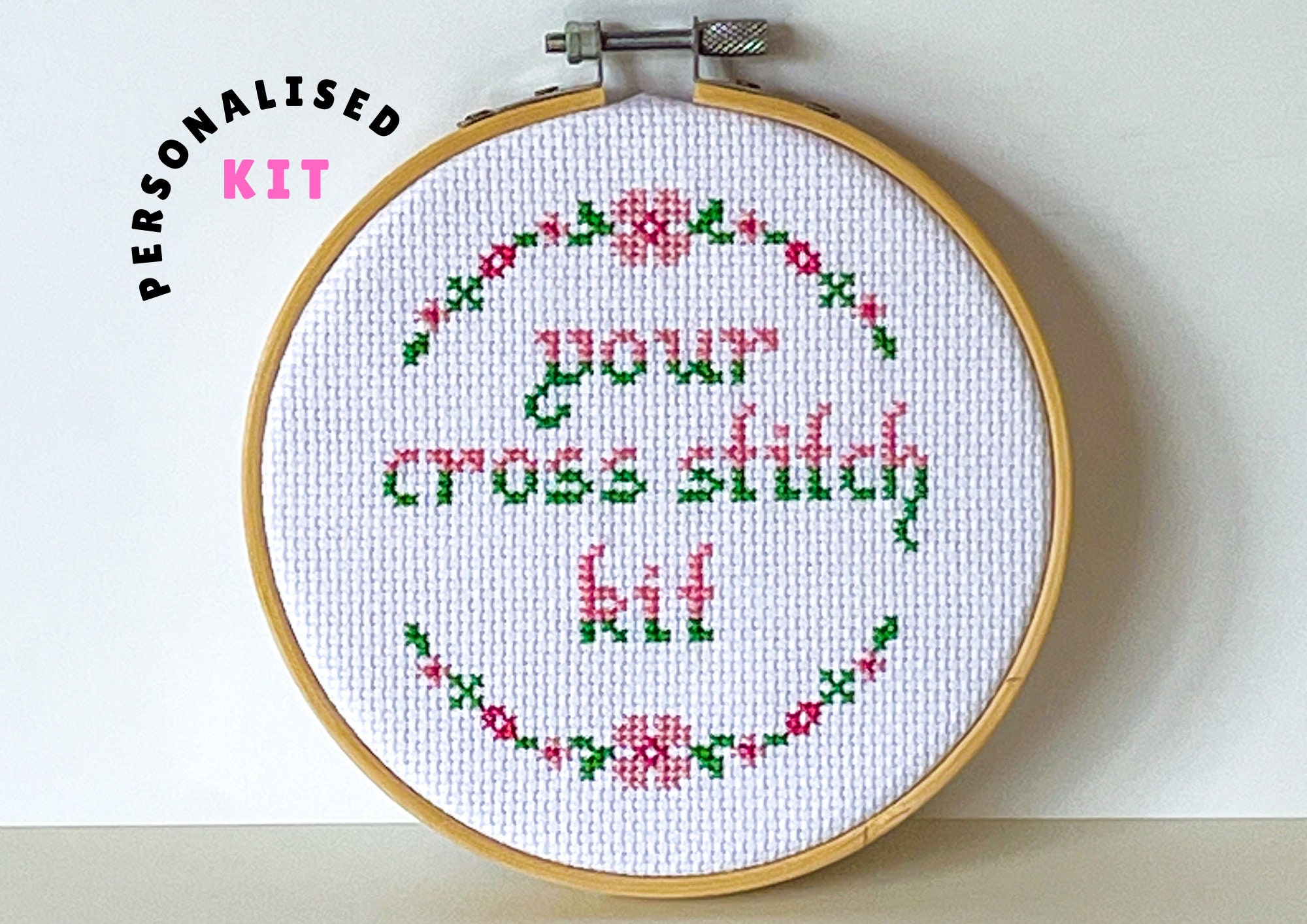 Custom Kit, Personalised Cross Stitch Kit, Design Your Own Quote, Message,  Beginner, Simple Pattern - Etsy