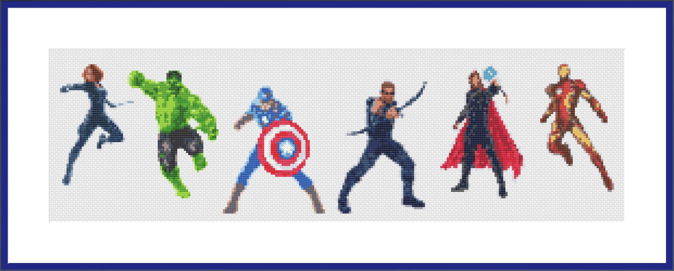 YAOZHUAN Marvel Avengers Poster Diamond Painting for Children's Room Diamond  Embroidery Cross Stitch Kits Mosaic Home Decor Cuadros Crafts : :  Arts & Crafts